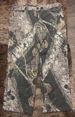 FieldStaff Tree Camo Carpenter Jeans 38x30 WM444